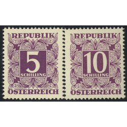1949/57, Carta gialla, serie completa (U. 228-53A)