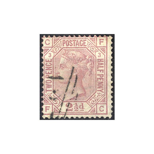 1875, 2? Pence rosa carminio, minimi difetti (Mi. 40x - U. 55 / 110,-)
