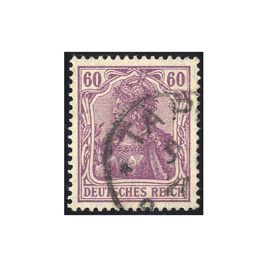 1915, 60 Pf braunpurpur, geprüft Infla Berlin, Mi. 92 IIc / 140,-