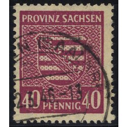 1945, 40 Pf, Wasserzeichen 1 Y, Mi. 84 Y / 110,-