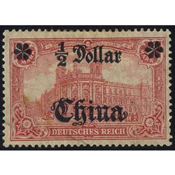 1905, 1/2 $ auf 1 M, 25:16 Z&auml;hnungsl&ouml;cher, Mi. 34 B