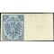 1895, Buchdruck, Bogenprobe, 10 Kr. blau, hellere Farbe, rechtes Randstück, ohne Gummi, Kurzbefund Goller, (Mi. 5IIPU IV - ANK 6II / 75€)