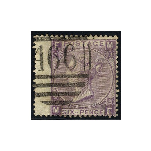 1865, 6 P. (U. 29 - SG 97 / 100,-)