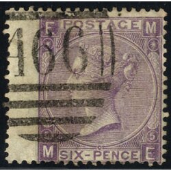 1865, 6 P. (U. 29 - SG 97 / 100,-)