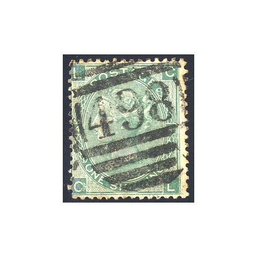 1867-80, 1 s. plate 4, Unif. 37 SG 117b