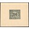 1904, Porto, 200 Heller, Einzelprobe im Kleinbogenformat, ungezähnt, Originalfarbe, ohne Gummi wie verausgabt, Kurzbefund Goller BPP (ANK 13)