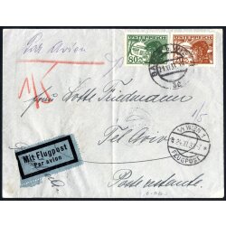 1933, Brief von Baden bei Wien 21.11.1933 nach Tel Aviv...