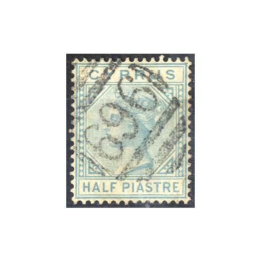 1881, 1/2 Pia smaragdgr&uuml;n, Mi. 9 / 60,- SG 11