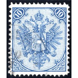 1879, Steindruck, 10 Kr. hellblau, LZ...