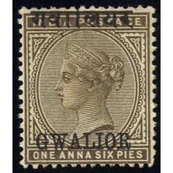1885, 1a.6p. sepia, rust on back, SG 6