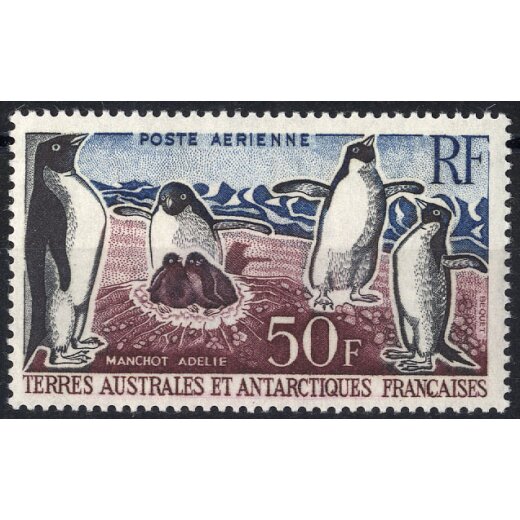 1962, Pinguine 5o Fr, Mi. 26 / 50,-