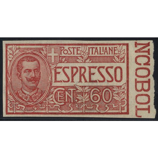1922, Espresso, 60 Cent., non dentellato, senza gomma (S. 7a)