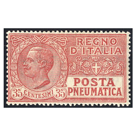 1927-28, Posta pneumatica, serie tre valori, Sass. 12,12a-13