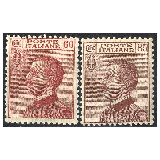 1917/20, 5 valori (U.+S. 108-12 / 175,-)
