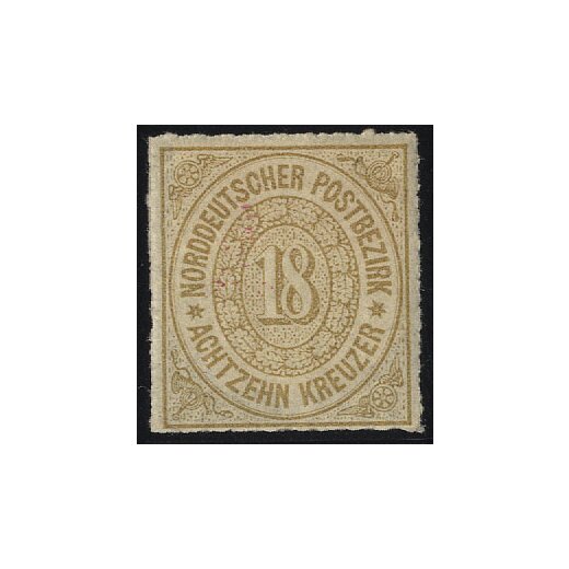 1868, 18 Kr olivbraun, Mi. + Unif. 11