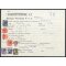 1980, documento per tessera di riconoscimento con francobolli per 300 L. Siracusana e Michelangiolesca