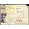 1942, telegramma da Rovella il 18.11.42 affrancata per 32 L. con marche da bollo