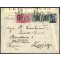 1916, lettera espresso affrancata per 55 c. da Torino per Zurigo, censurata, Sass. 1