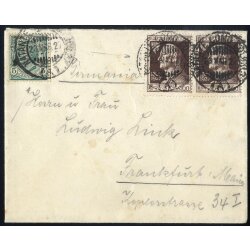 1927, lettera del 23.5.27 per Frankfurt (Germania)...