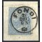 "FONDI 21 / DEC / 63", annullo sardi - italiano su 15 Cent. De La Rue su frammento (5P.)
