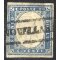1863, "NOVELLARA", annullo in cartella su 20 Cent. Sardegna, assottigliata in alto (S. 9P.)