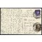 1943, Governo Badoglio, cartolina da Spalato 21.8.1943 affrancata con 30 Cent. + 50 Cent. Imperiale, censura, ultimi giorni dell occupazione italiana a Spalato (S. 249+251)