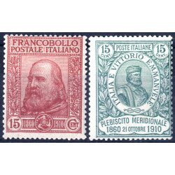 1910, Garibaldi, 4 val. (S. 87-90 / 600,-)