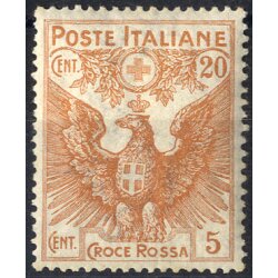 1915/16, Croce Rossa, 4 val. (S. 102-05 / 200,-)