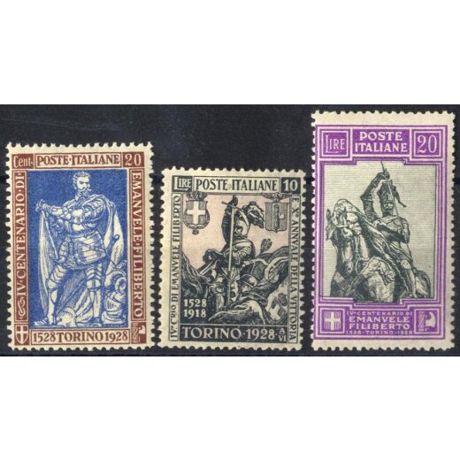 1928, Vittoria, serie cpl. 13 val. (S. 226-38)
