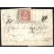 1869, 40 Cent. rosa carminio, tiratura di Londra, bordo di foglio a destra, su lettera del 21.3.1869 per St. Jean du Gard (Sass. L20)
