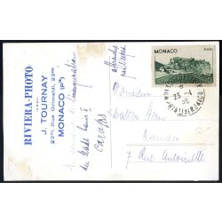 1939, FDC, 10 Fr auf offizieller Postkarte, Mi. 189