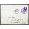 1942, lettera da Fiume per Milano affrancata con 50 c. Imperiale timbrato in violetto "R MARINA - Unita Dipartimentale"