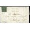 1857, lettera del 7.2.1857 da Castelnuovo di Garfagnana per Aulla, affrancata con 5 c. verdo oliva con punto, buoni margini e gran parte di vicino a destra, leggero annullo a sbarre e "CASTELNUOVO DI GARFAGNANA" in cartella, firma AD (Sass. 8 / 900,-)