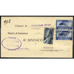 1947-48, III Periodo Tariffario, lettera fra sindaci...