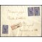 1919, eingeschriebener Brief innerhalb von Zagreb am 25.6. frankiert über 180 Vin durch Mi. 108 II A(3)