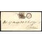 1850, 30 Cent. bruno rossastro su lettera da Venezia 7.5.1852 per Verona (Sass. 7f)