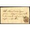 1854, 30 Cent. bruno, carta a macchina, su lettera da Bassano (Sass. 21 - ANK 4MIII)