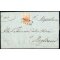 1851, "Carta costolata", 15 Cent, rosso vermiglio chiaro, primo tipo, su lettera da Venezia, cert. Sorani (Sass. 14a / 875,-)