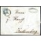 1859, 15 Soldi azzurro secondo tipo, su lettera da Verona il 29.4., per Kuttemberg (Austria oggi Rep. Ceca), (Sass. 32 - ANK 11II)