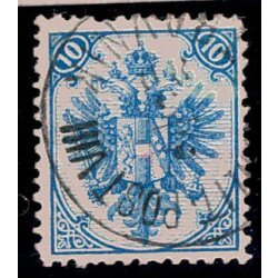 1879, Steindruck, 10 Kr. hellblau, LZ 12, gepr&uuml;ft...