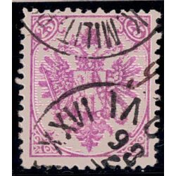 1879, Steindruck, 25 Kr. violett, LZ 12, geprüft...