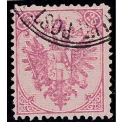 1879, Steindruck, 25 Kr. grauviolett, LZ 12, gepr&uuml;ft...