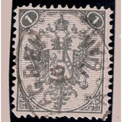 1879, Steindruck, 1 Kr. grau, LZ 12ž, geprüft Goller...