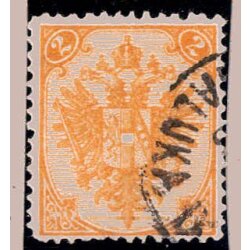 1879, Steindruck, 2 Kr. gelb, LZ 12ž, geprüft Goller...