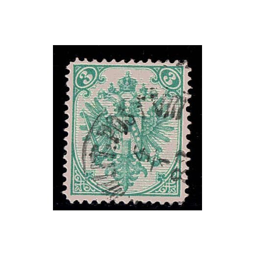1879, Steindruck, Kr. grün, LZ 12ž, WZ, geprüft Goller (Mi. 3ICa / Fb. 4Ia)