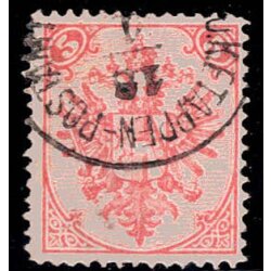 1879, Steindruck, 5 Kr. rosa, LZ 12ž, gepr&uuml;ft Goller...
