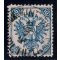 1879, Steindruck, 10 Kr. blau, LZ 12ž, WZ, geprüft Goller (Mi. 5ICa / Fb. 6Ia)