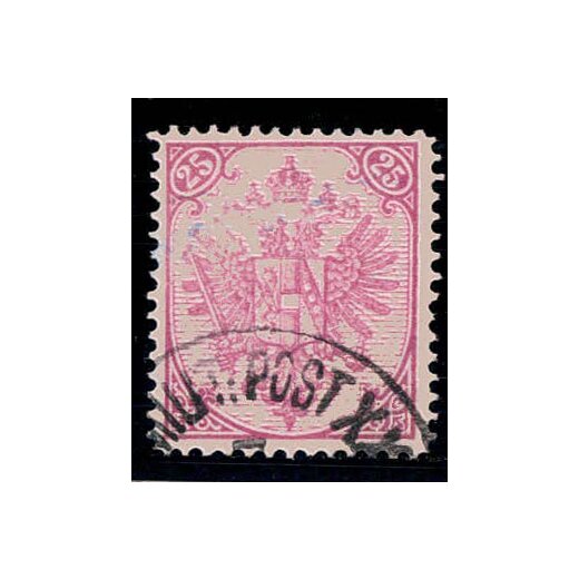 1879, Steindruck, 25 Kr. lila, gepr&uuml;ft Goller (Mi. 7IDc / Fb. 9Ic)