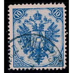 1879, Steindruck, 10 Kr. blau, LZ 13?, geprüft...