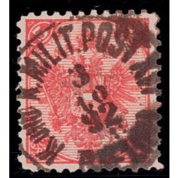 1890, Steindruck, 5 Kr. rot, LZ 10?, WZ, geprüft...